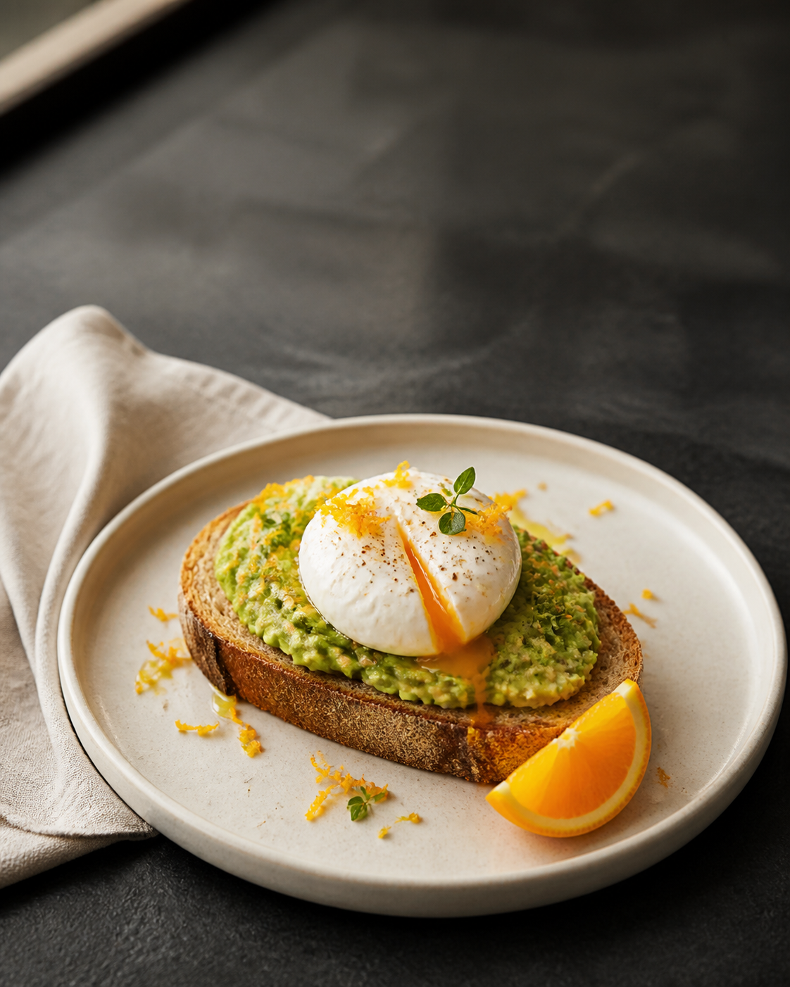 Orange brunch detail